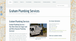 Desktop Screenshot of grahamplumbingservices.com
