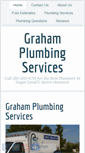 Mobile Screenshot of grahamplumbingservices.com